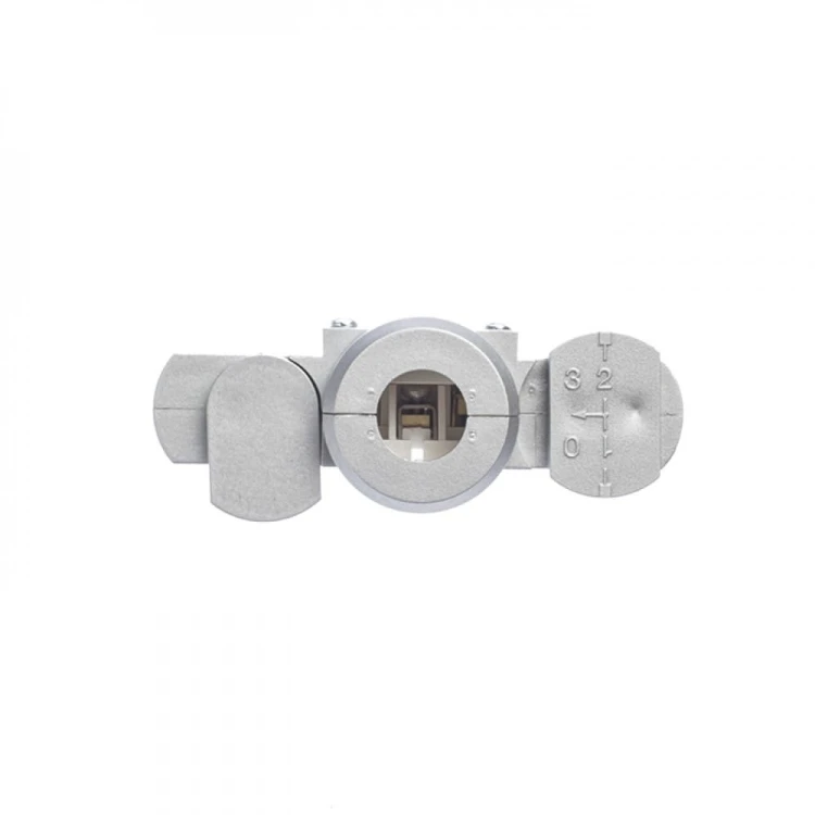 EUTRAC adapter do szyny  3-faz srebrno-szara  230V