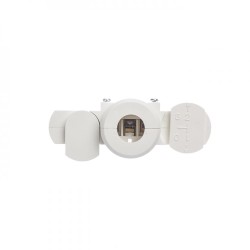 EUTRAC adapter do szyny  3-faz biała  230V