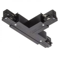 EUTRAC T łącznik prawy czarna  230V