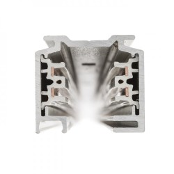 EUTRAC 2m szyna 3-faz biała  230V