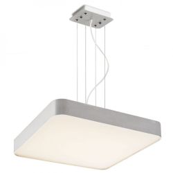 MENSA SQ 48 wisząca  aluminium szczotkowane 230V LED 56W  3000K
