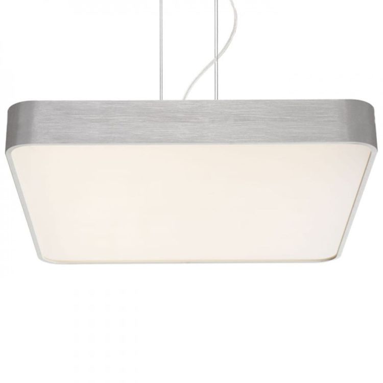 MENSA SQ 48 wisząca  aluminium szczotkowane 230V LED 56W  3000K