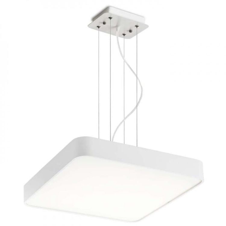 MENSA SQ 48 wisząca biała  230V LED 56W  3000K