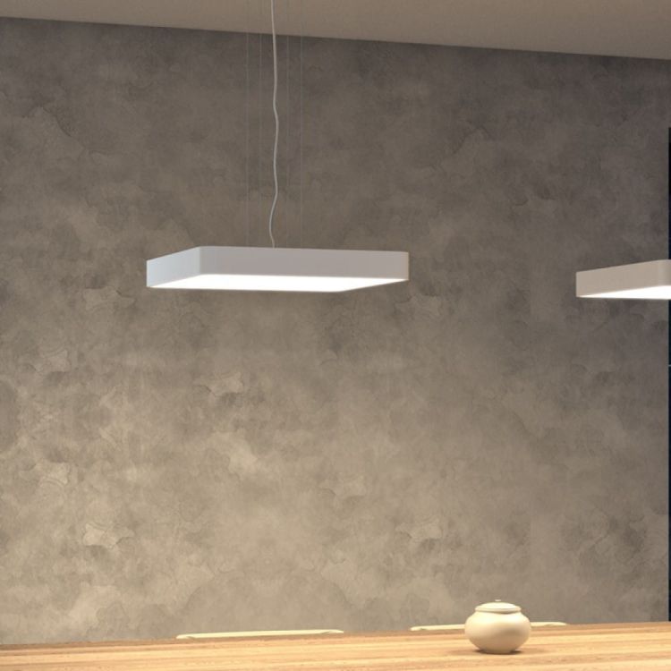 MENSA SQ 48 wisząca biała  230V LED 56W  3000K