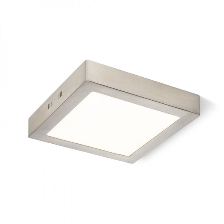 SLENDER SQ 22 natynkowa  nikiel mat 230V LED 18W  3000K