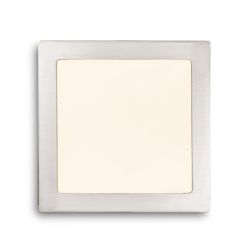 SLENDER SQ 22 natynkowa  nikiel mat 230V LED 18W  3000K