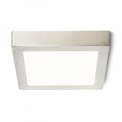 SLENDER SQ 22 natynkowa  nikiel mat 230V LED 18W  3000K