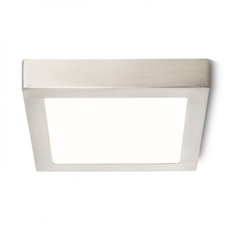 SLENDER SQ 22 natynkowa  nikiel mat 230V LED 18W  3000K