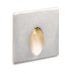 ELICA SQ zewnętrzna  nikiel mat 230V LED 3W IP54  3000K