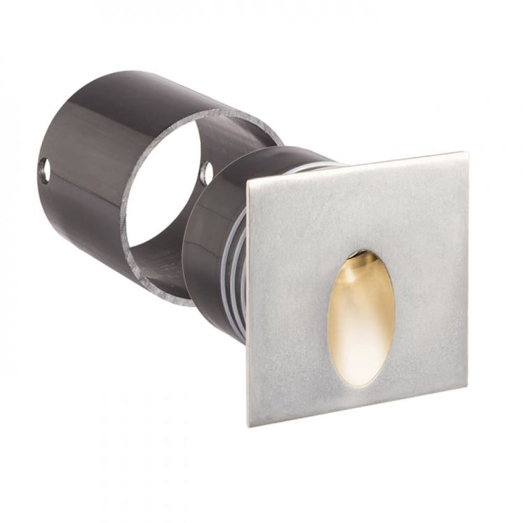 ELICA SQ zewnętrzna  nikiel mat 230V LED 3W IP54  3000K