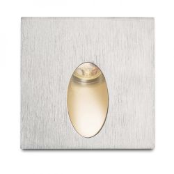 ELICA SQ zewnętrzna  nikiel mat 230V LED 3W IP54  3000K