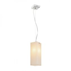 LUCIA 30x10 wisząca  szkło satynowe/chrom 230V E27 42W