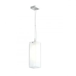 LUCIA 30x10 wisząca  szkło satynowe/chrom 230V E27 42W