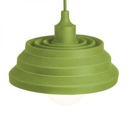 AMICI lampa wisząca z silikonu zielona  230V E27 42W