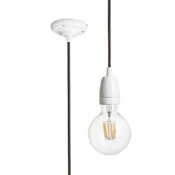 FABIO zestaw wiszący czarna porcelana 230V E27 42W