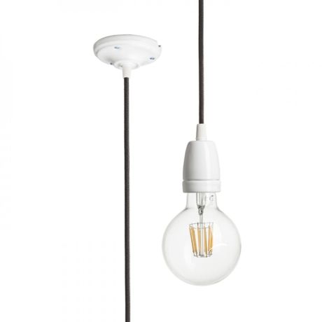 Przejdź do produktu FABIO zestaw wiszący czarna porcelana 230V LED E27 15W