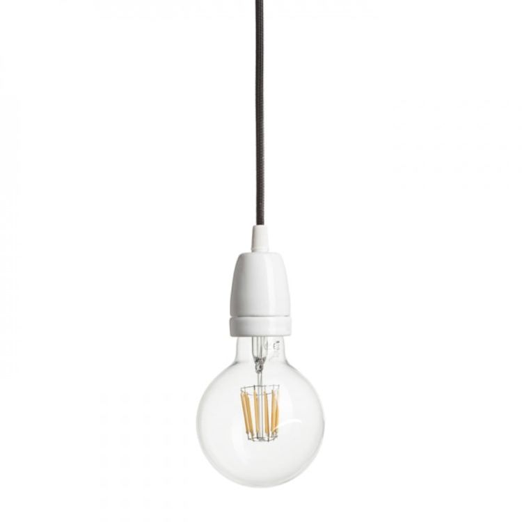 FABIO zestaw wiszący czarna porcelana 230V E27 42W