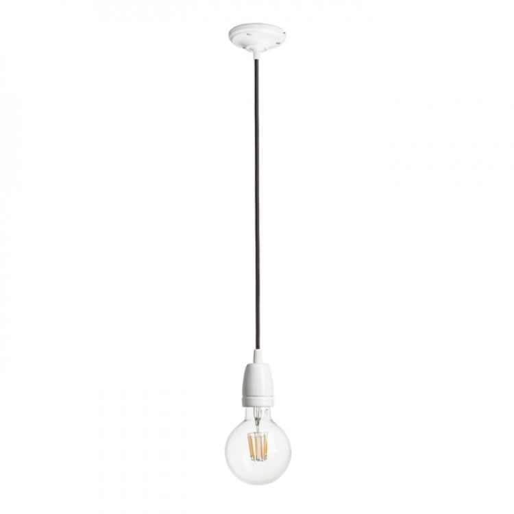 FABIO zestaw wiszący czarna porcelana 230V E27 42W