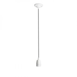 FABIO zestaw wiszący czarna/biała porcelana 230V E27 42W