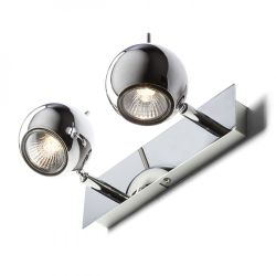 GLOSSY II   chrom 230V LED GU10 2x8W