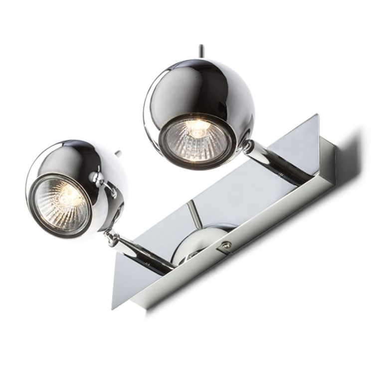 GLOSSY II   chrom 230V LED GU10 2x8W