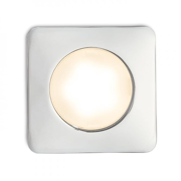 INEZ SQ   chrom 12V= LED 3W IP44  3000K