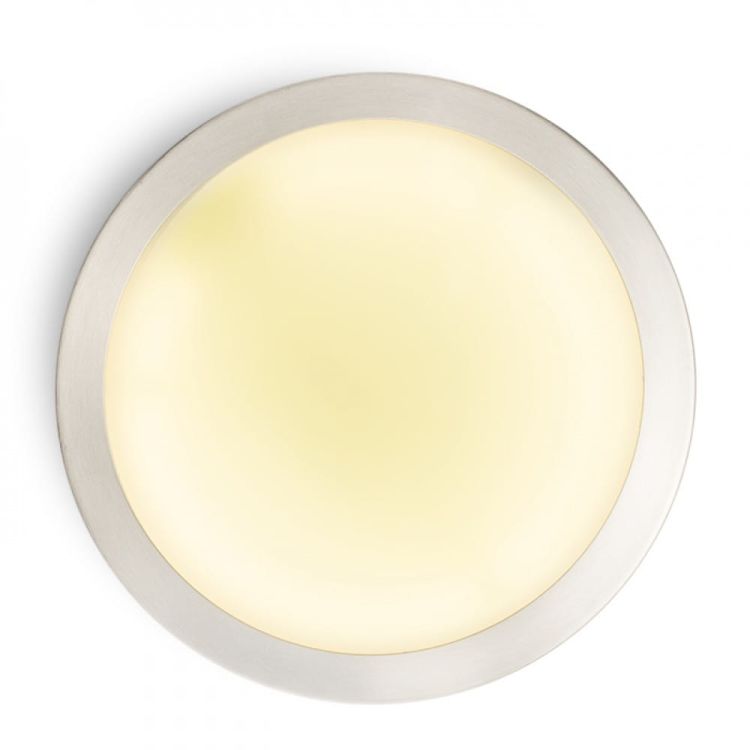 BARRY sufitowa  nikiel mat 230V 2GX13 22W IP44