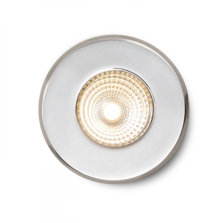 MERGO R wpuszczana  chrom 230V LED 6.5W IP44  3000K