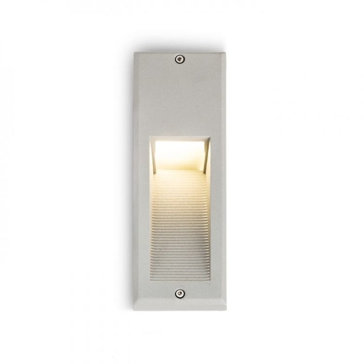 FACA wpuszczana srebrno-szara  230V LED 2W IP54  3000K