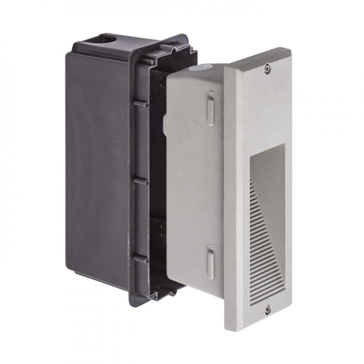 FACA wpuszczana srebrno-szara  230V LED 2W IP54  3000K