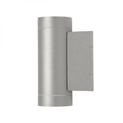 MIZZI II  srebrno-szara  230V GU10 2x35W IP54