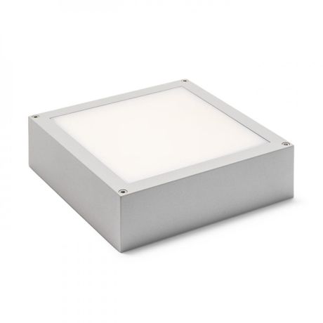 Przejdź do produktu SCOTT sufitowa srebrno-szara  230V LED 9.8W IP54  3000K