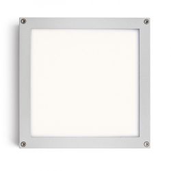 SCOTT sufitowa srebrno-szara  230V LED 9.8W IP54  3000K
