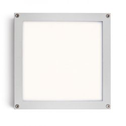 SCOTT sufitowa srebrno-szara  230V LED 9.8W IP54  3000K