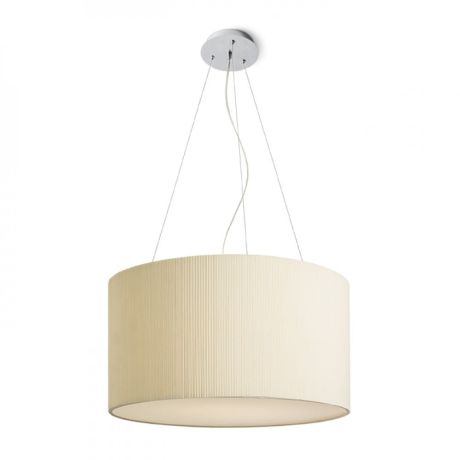 Przejdź do produktu LALO 55 wisząca kremowo - biała nikiel mat 230V LED E27 3x15W