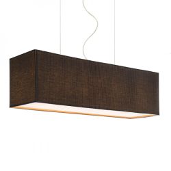 LOPE 80 wisząca czarna nikiel mat 230V E27 4x42W