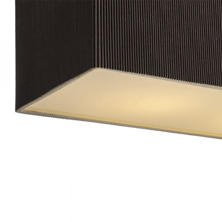 LOPE 80 wisząca czarna nikiel mat 230V E27 4x42W