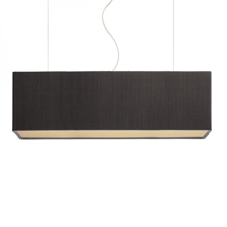 LOPE 80 wisząca czarna nikiel mat 230V E27 4x42W