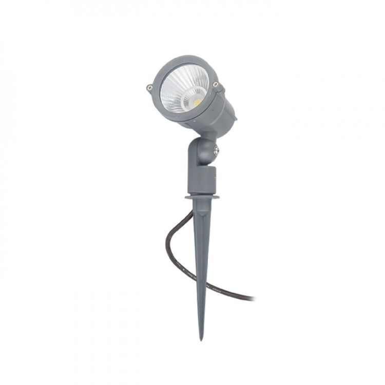 GARY LED na klinie szara  230V LED 10W 45° IP65  3000K