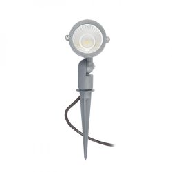 GARY LED na klinie szara  230V LED 10W 45° IP65  3000K