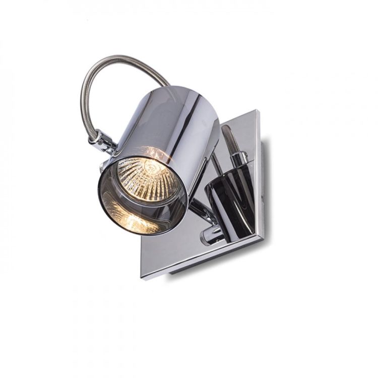 BUGSY I ścienna  szkło chromowane 230V GU10 50W