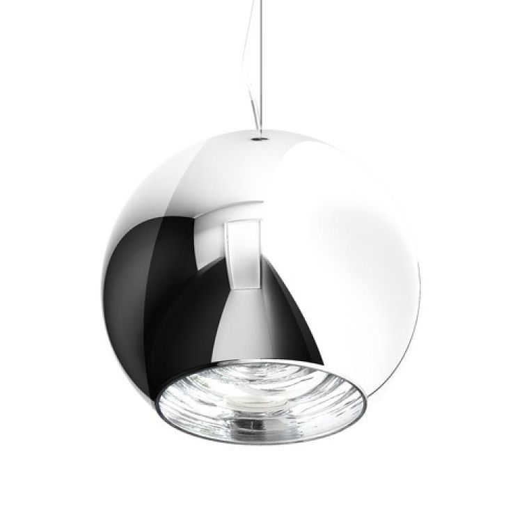 BEAU MONDE 30 wisząca  szkło chromowane 230V E27 25W