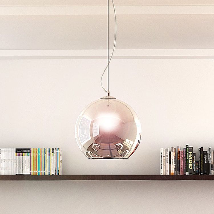 BEAU MONDE 30 wisząca  szkło chromowane 230V E27 25W