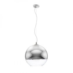 BEAU MONDE 35 wisząca  szkło chromowane/szkło przezroczyste 230V E27 25W