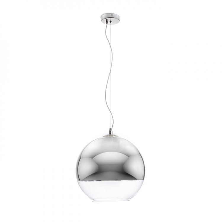 BEAU MONDE 35 wisząca  szkło chromowane/szkło przezroczyste 230V E27 25W