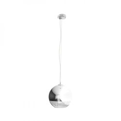 BEAU MONDE 35 wisząca  szkło chromowane/szkło przezroczyste 230V E27 25W