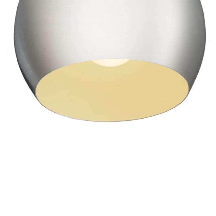 ASTON 28 wisząca  aluminium szczotkowane 230V E27 42W