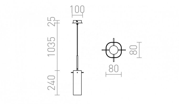 GIFT I wisząca  szkło przezroczyste/chrom 230V E14 42W