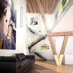 TOMBA wisząca  szkło opalowe/chrom 230V G5 3x21W