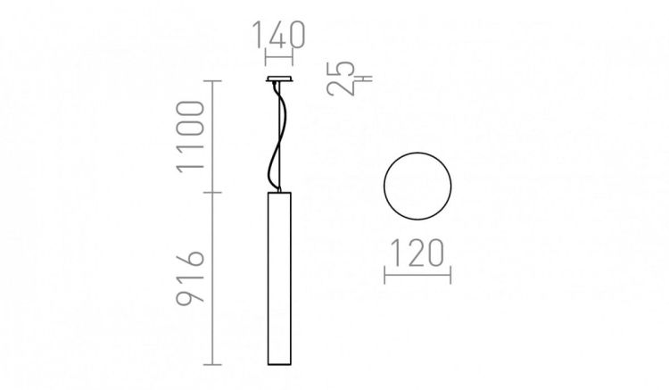 TOMBA wisząca  szkło opalowe/chrom 230V G5 3x21W
